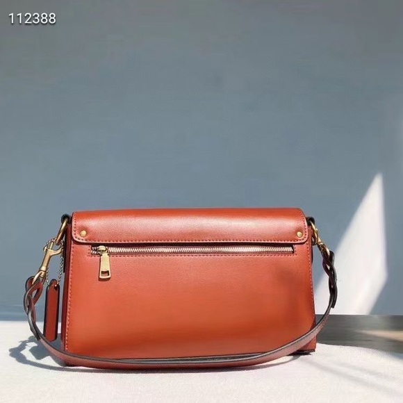 NWT COACH Guang Yu JADE SIG CC REXY Print Flap Shoulder X-body Bag Leather $398 - Picture 7 of 12